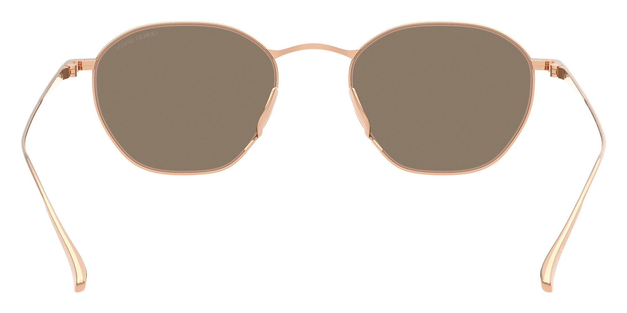 GIORGIO ARMANI AR6160T 301103 51 - Rose Gold Plated / Clear Mirrored Real Rose Gold #id:ar6160t301103_s:100115