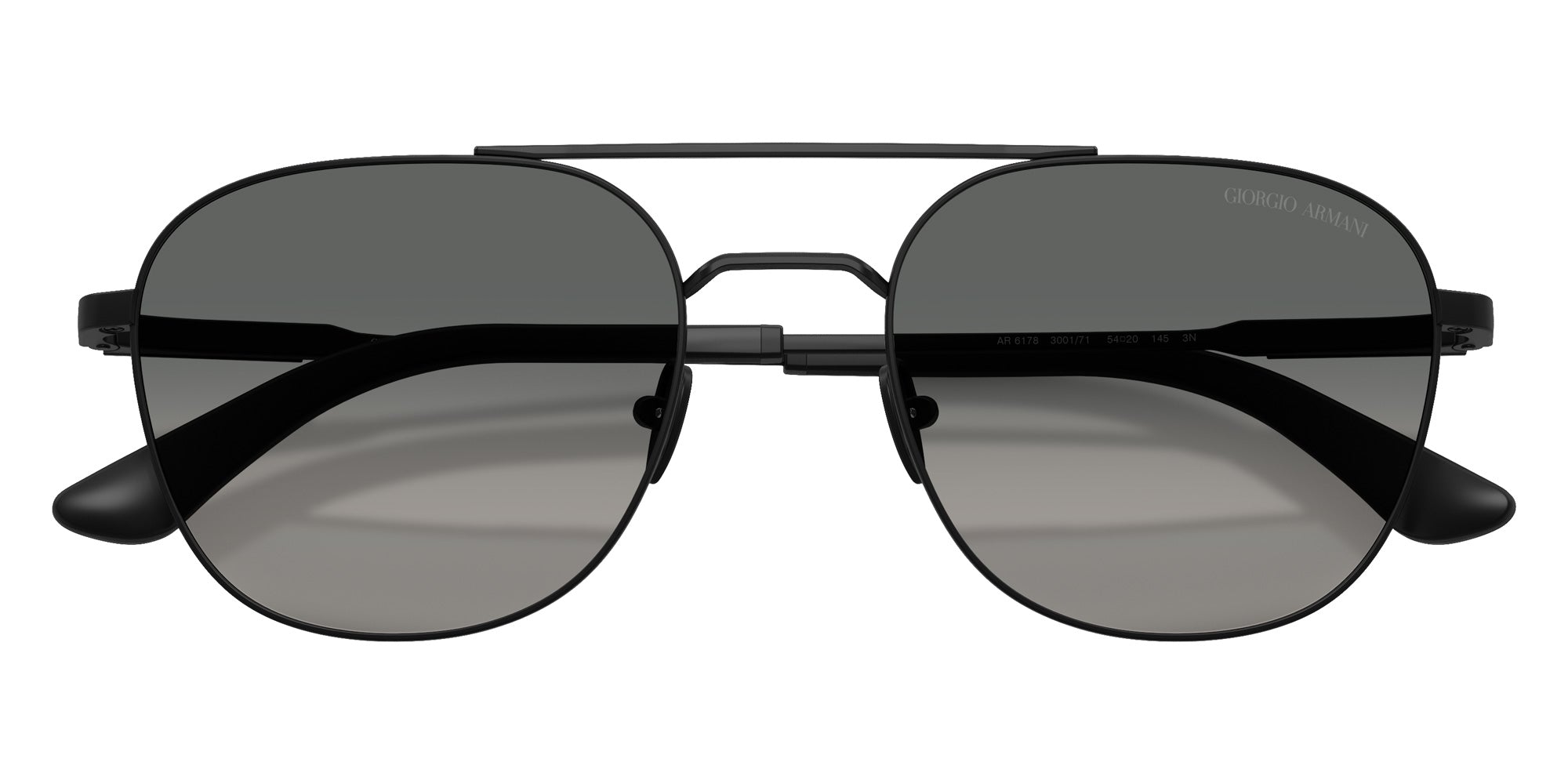 GIORGIO ARMANI AR6178 300171 54 - Matte Black / Gray Gradient #id:ar6178300171_s:100120