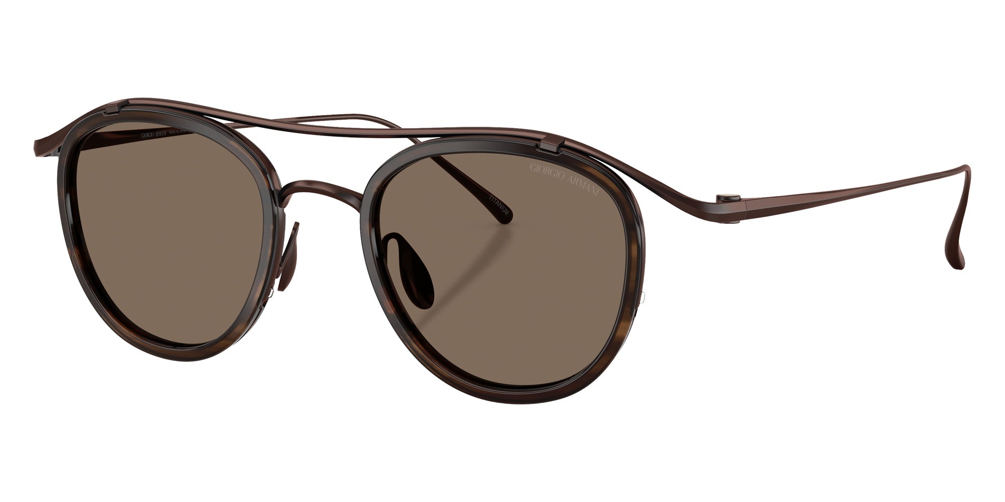 GIORGIO ARMANI AR6179T 343073 46 - Brown Demi Gloss #id:ar6179t343073_s:106105