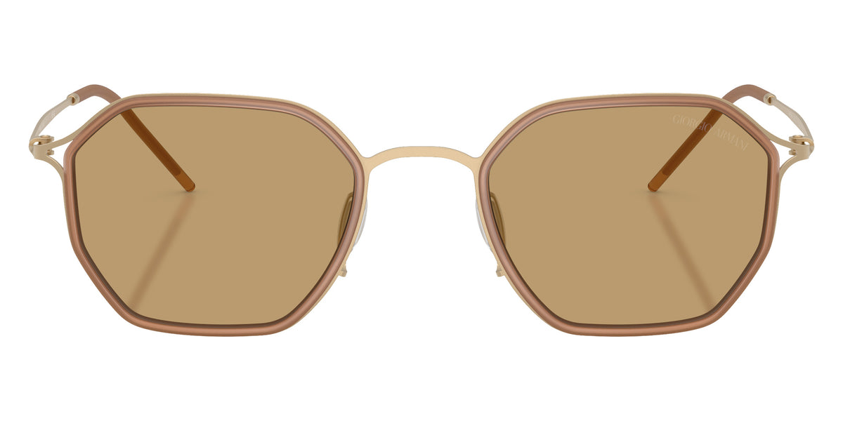 GIORGIO ARMANI AR6188 300273 49 - Matte Pale Gold / Brown #id:ar6188300273_s:112100