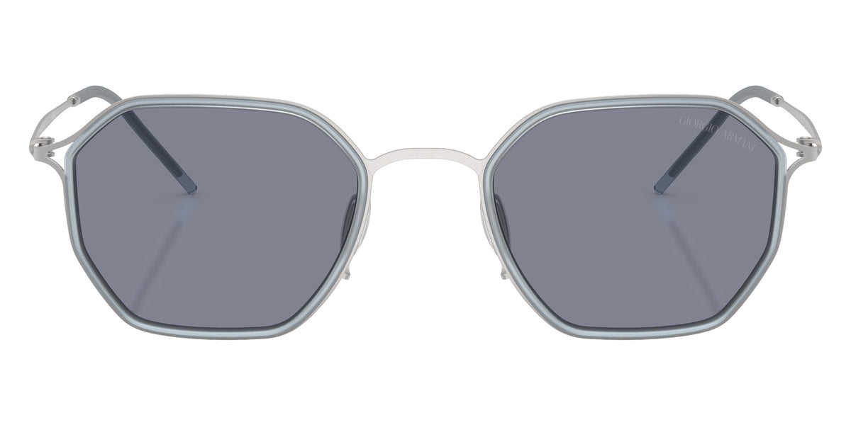 GIORGIO ARMANI AR6188 304519 49 - Matte Silver / Blue #id:ar6188304519_s:116100