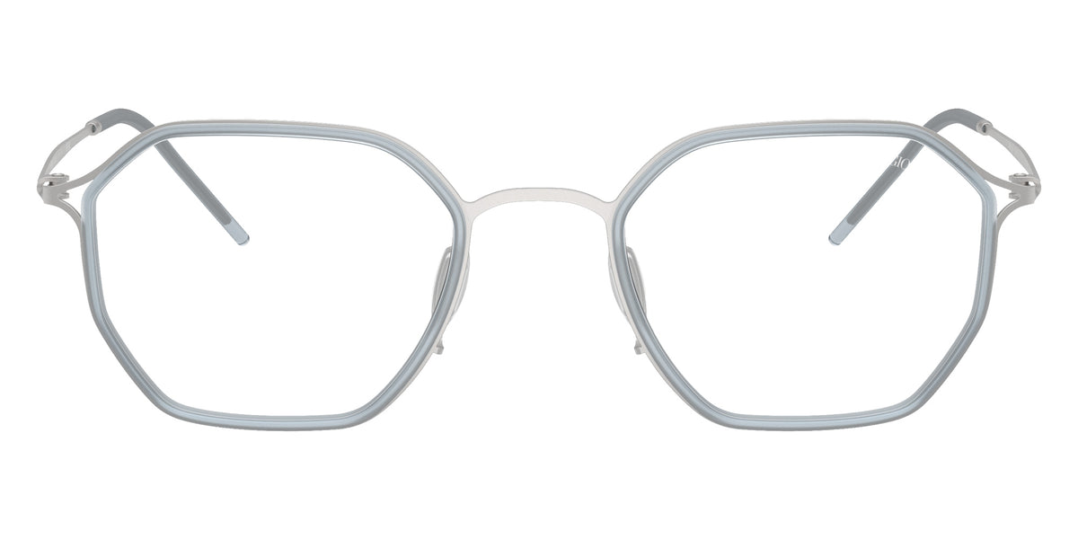 GIORGIO ARMANI AR6188 30451W 49 - Matte Silver / Clear #id:ar618830451w_s:120100
