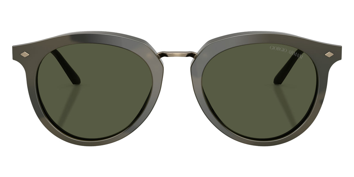 GIORGIO ARMANI AR6191 646852 50 - Shiny Stripped Green / Green #id:ar6191646852_s:106100