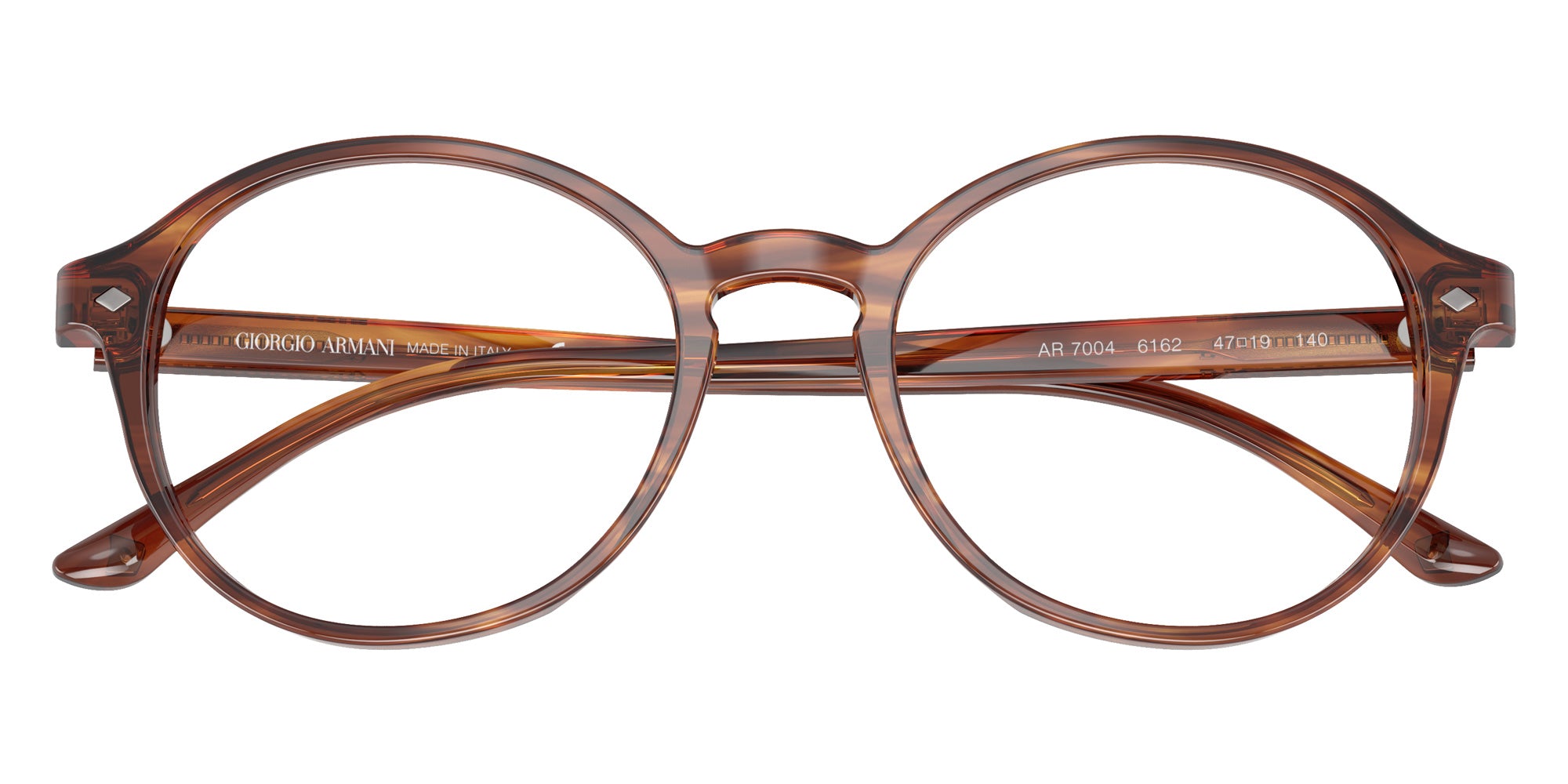GIORGIO ARMANI AR7004 6162 47 - Striped Brown #id:ar70046162_s:100100