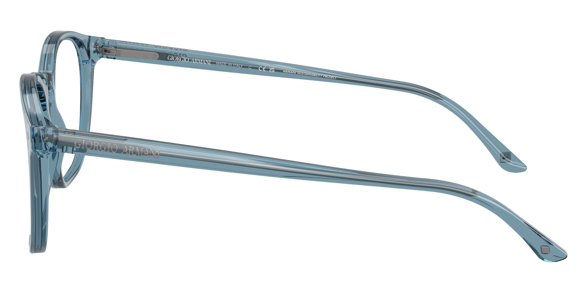 GIORGIO ARMANI AR7074 6071 50 - Transparent Blue #id:ar70746071_s:114110