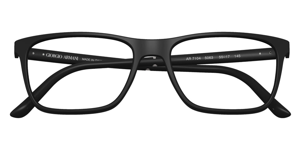 GIORGIO ARMANI AR7104 5063 55 - Black Rubber #id:ar71045063_s:100120