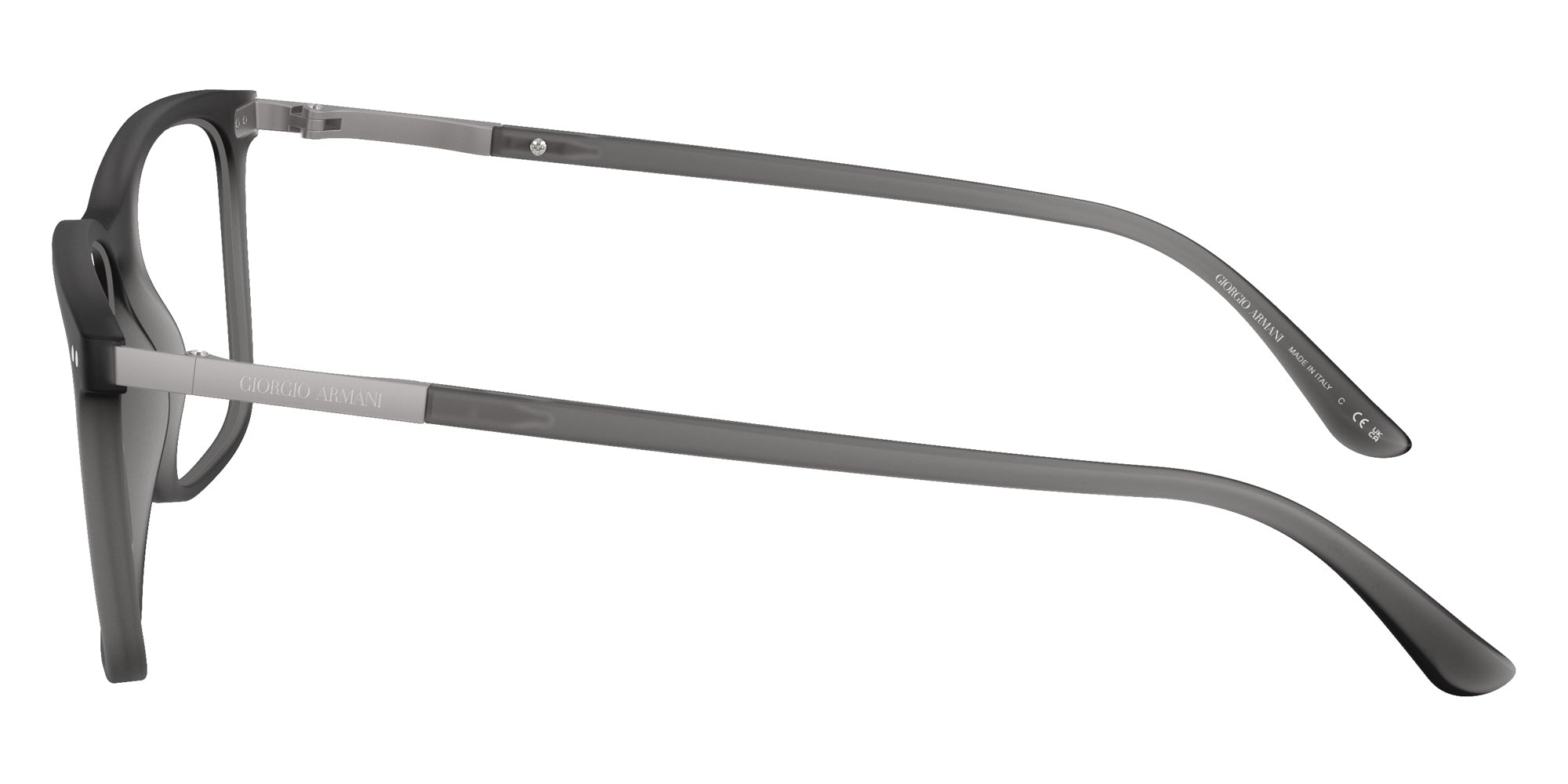 GIORGIO ARMANI AR7122 6416 54 - Matte Transparent Gray #id:ar71226416_s:100110