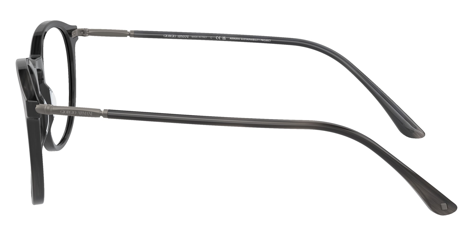 GIORGIO ARMANI AR7125 5964 50 - Striped Gray #id:ar71255964_s:106110