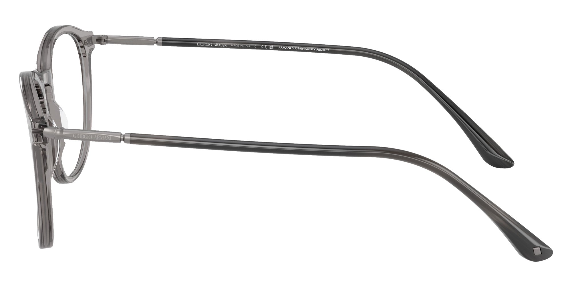 GIORGIO ARMANI AR7125 6070 52 - Transparent Gray #id:ar71256070_s:112110