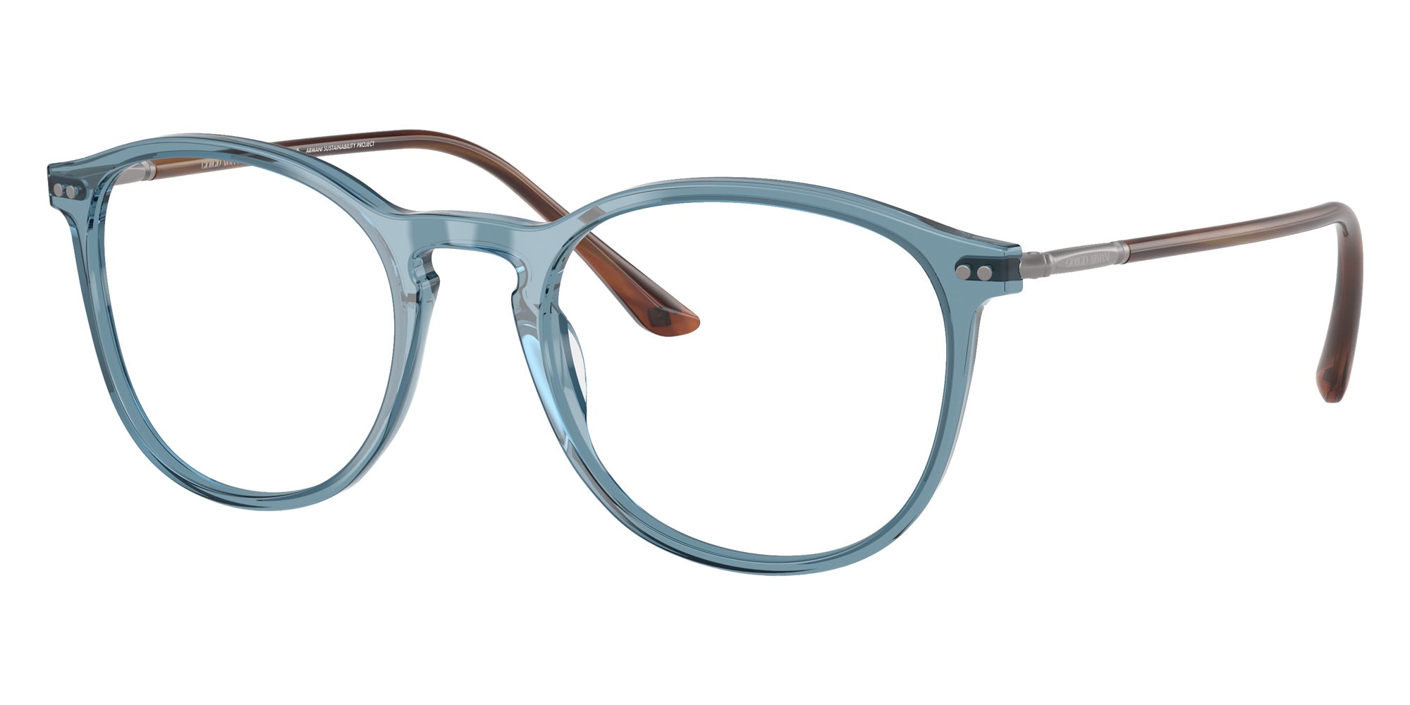 GIORGIO ARMANI AR7125 6071 50 - Transparent Blue #id:ar71256071_s:114105