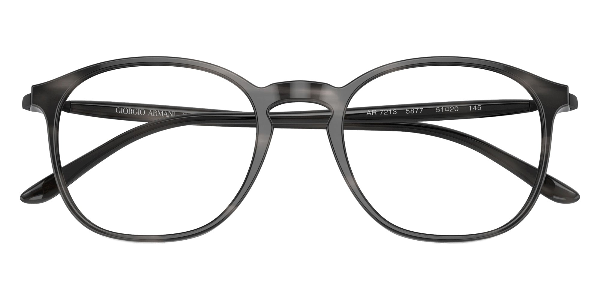 GIORGIO ARMANI AR7213 5877 51 - Striped Gray #id:ar72135877_s:100120