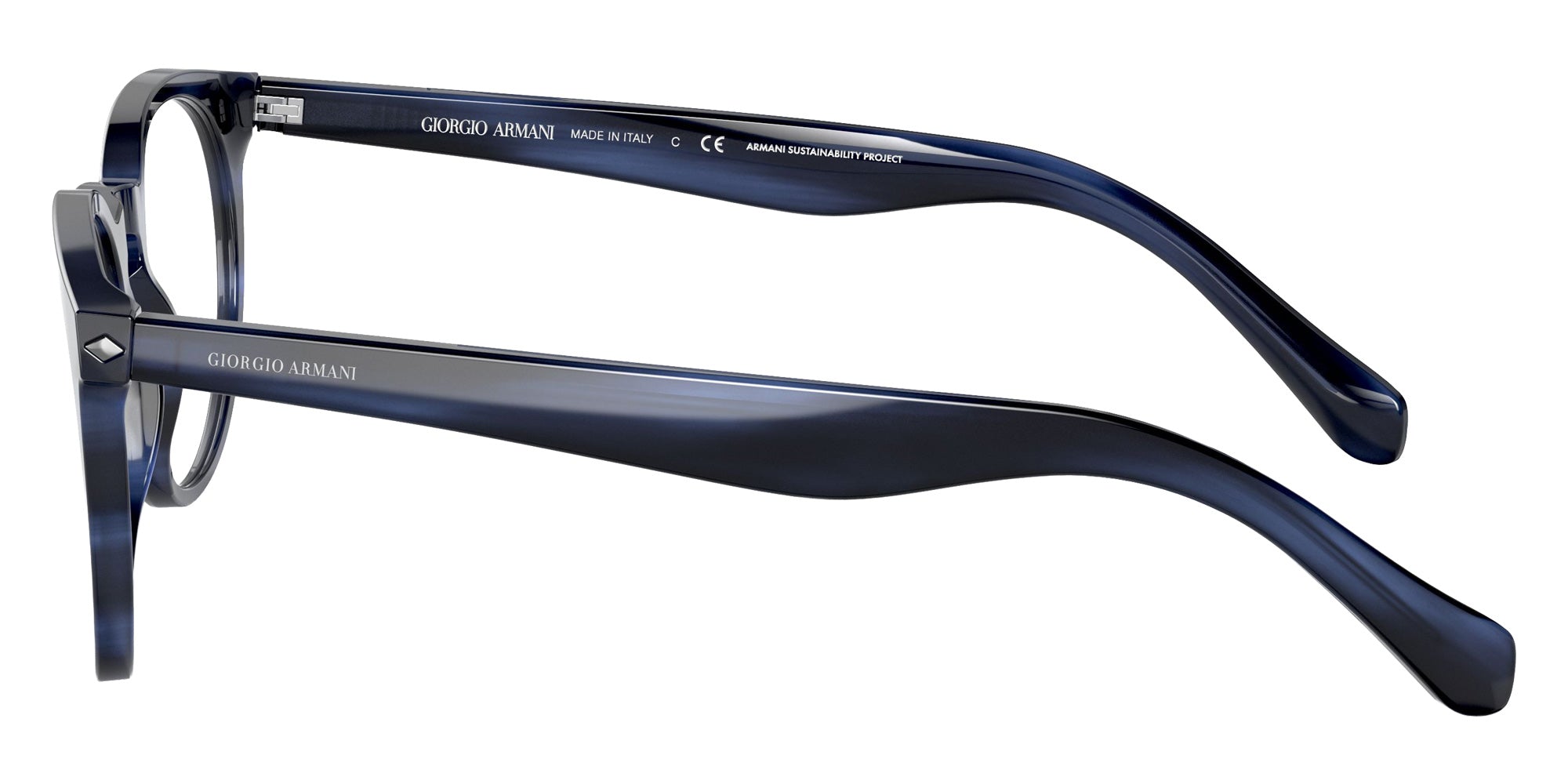 GIORGIO ARMANI AR7214 5901 49 - Striped Blue #id:ar72145901_s:100110