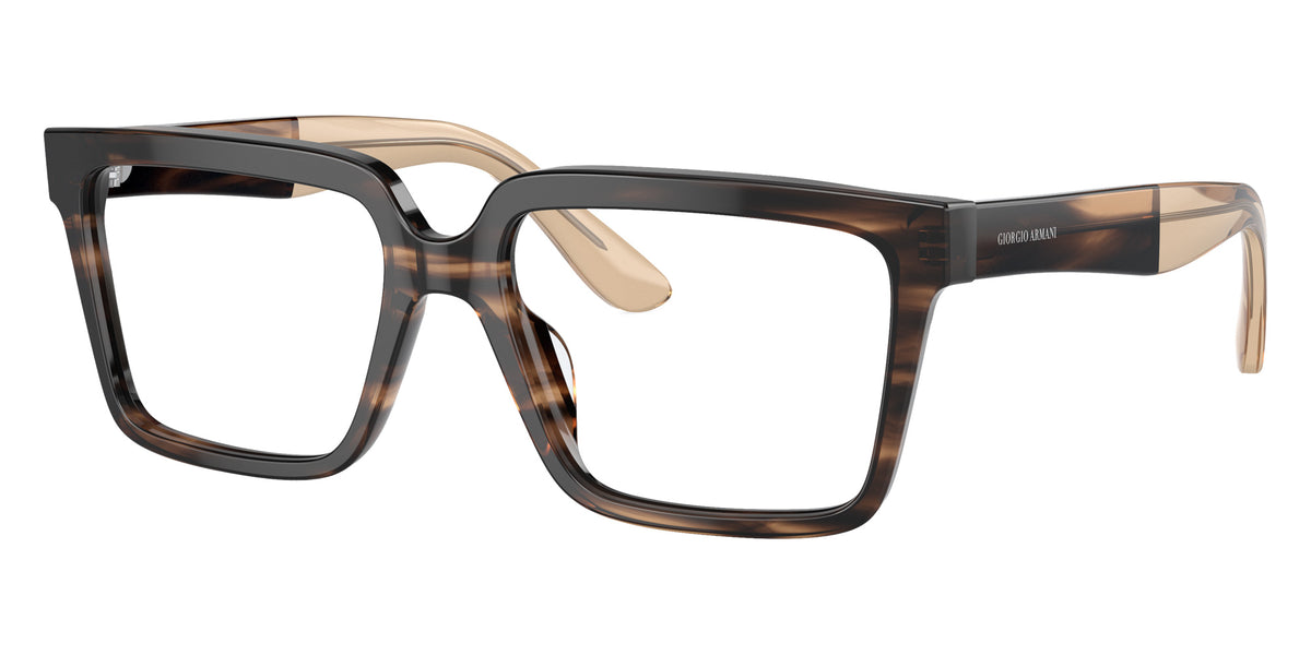 GIORGIO ARMANI AR7230U 5958 55 - Shiny Striped Brown #id:ar7230u5958_s:100105