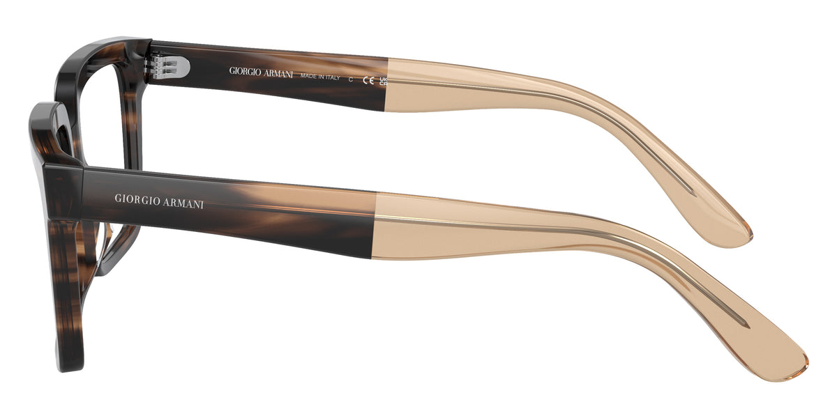 GIORGIO ARMANI AR7230U 5958 55 - Shiny Striped Brown #id:ar7230u5958_s:100110