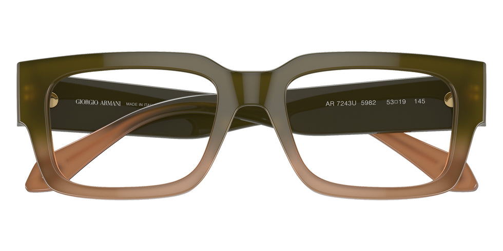 GIORGIO ARMANI AR7243U 5982 51 - Gradient Green/Brown #id:ar7243u5982_s:100120