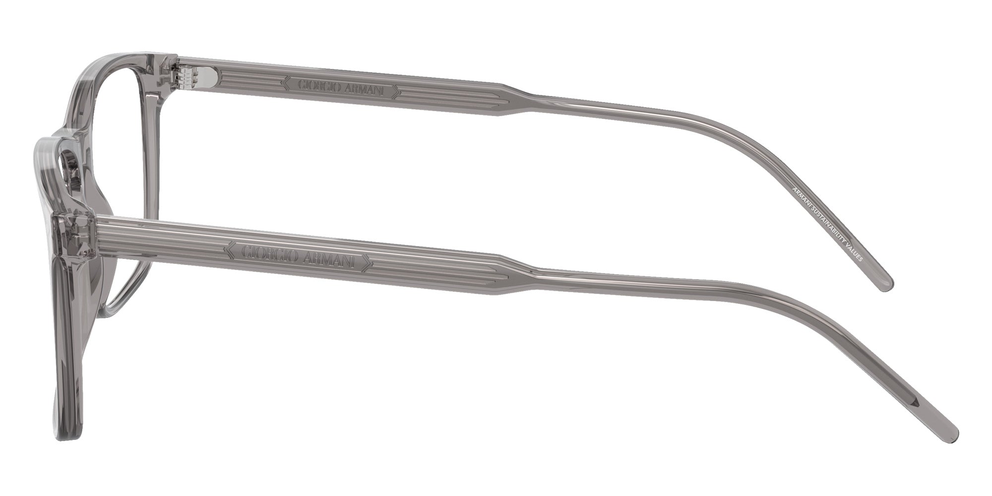 GIORGIO ARMANI AR7258 6070 55 - Transparent Gray #id:ar72586070_s:106110