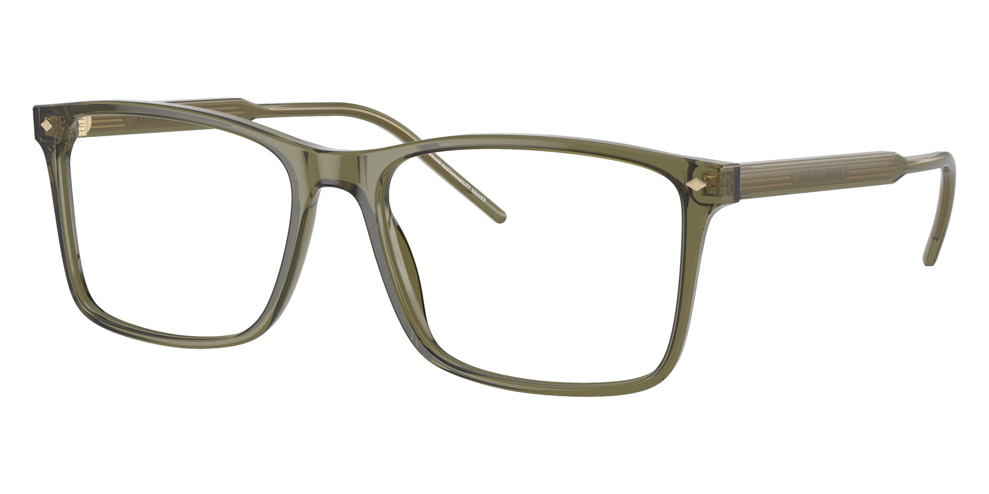 GIORGIO ARMANI AR7258 6074 55 - Transparent Green #id:ar72586074_s:112105