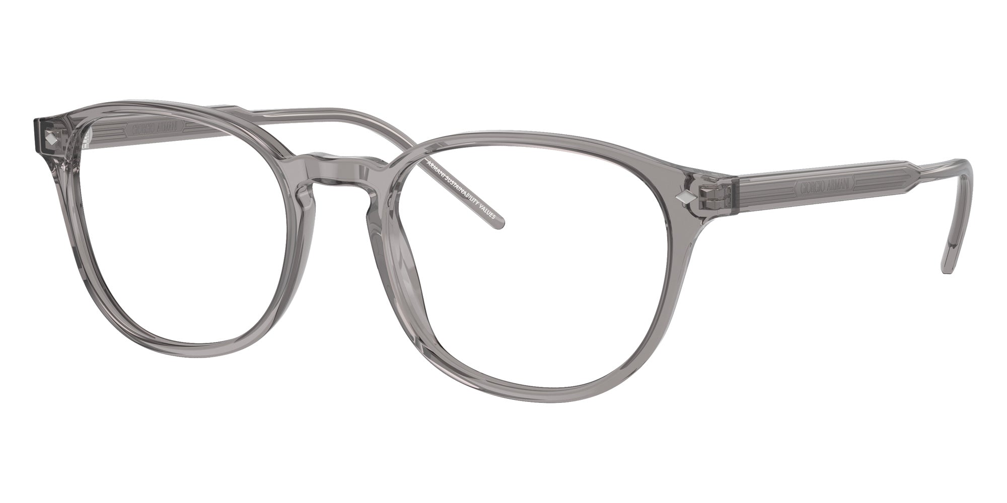 GIORGIO ARMANI AR7259 6070 50 - Transparent Gray #id:ar72596070_s:102105