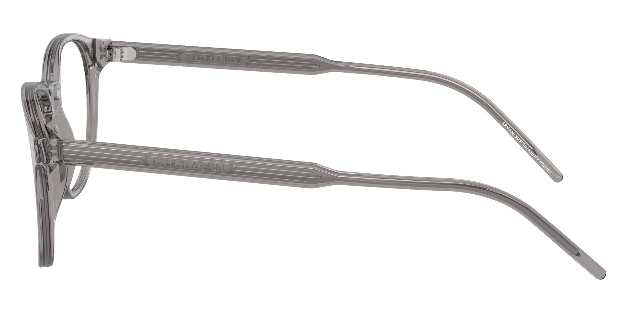 GIORGIO ARMANI AR7259 6070 50 - Transparent Gray #id:ar72596070_s:102110