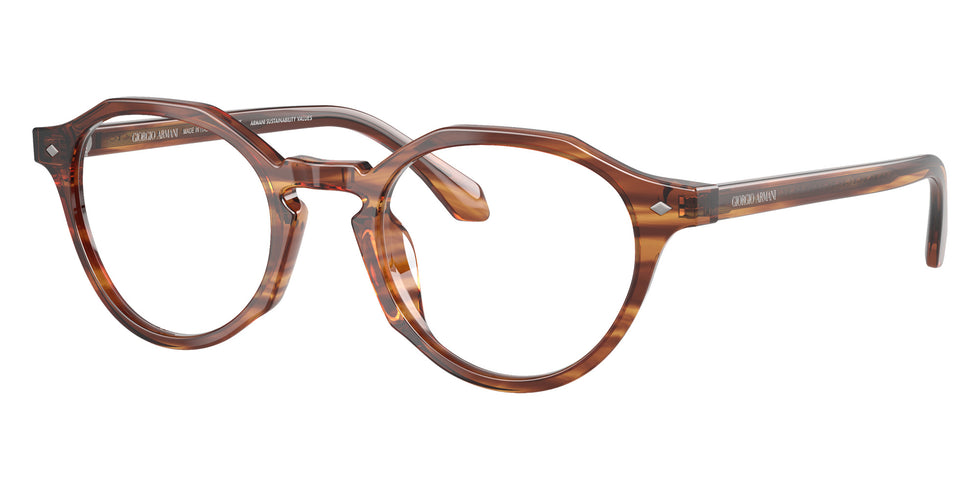 GIORGIO ARMANI AR7264U 6162 47 - Striped Brown #id:ar7264u6162_s:106105