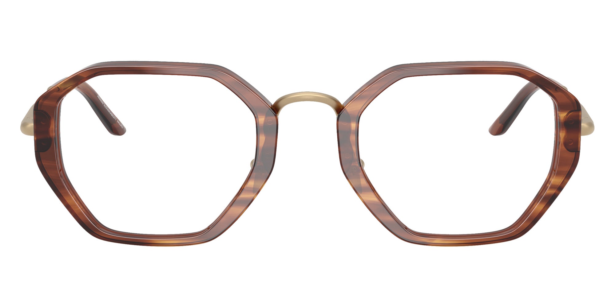 GIORGIO ARMANI AR7282 6162 48 - Striped Brown #id:ar72826162_s:100100