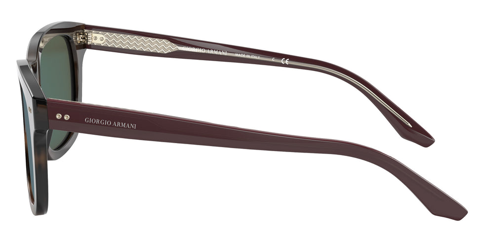 GIORGIO ARMANI AR8138 573431 51 - Striped Dark Brown / Green #id:ar8138573431_s:102110