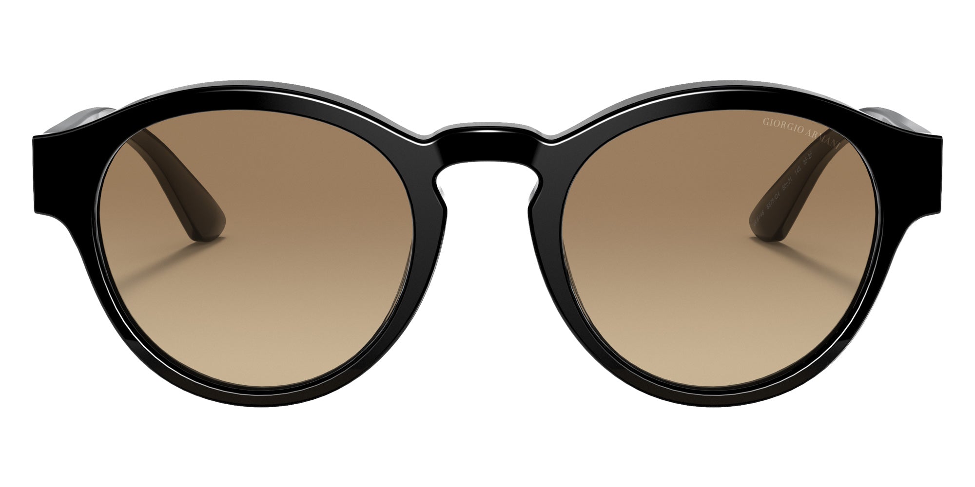 GIORGIO ARMANI AR8146 5875Q4 50 - Black / Clear Gradient Brown Photo #id:ar81465875q4_s:100100