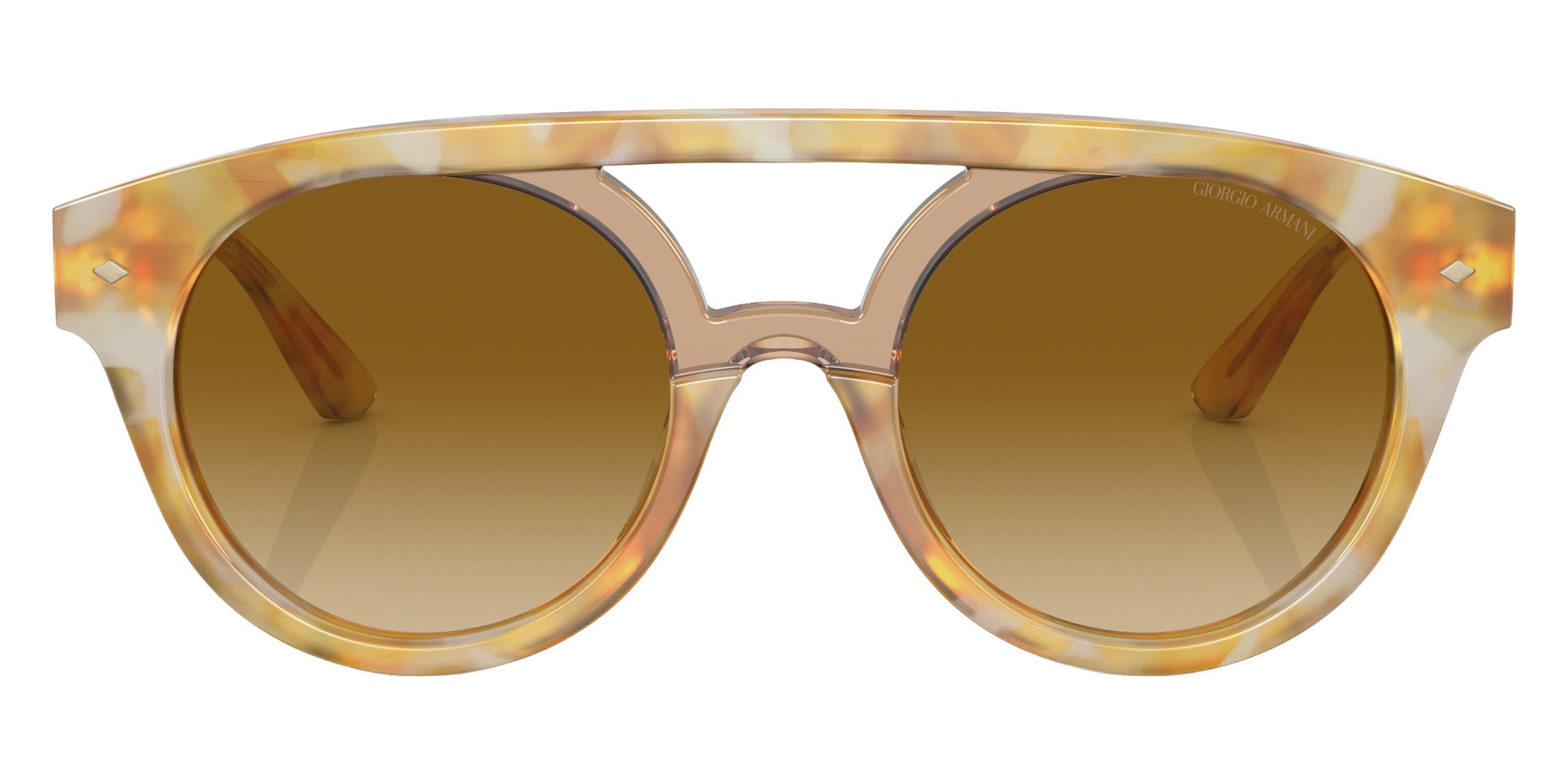 GIORGIO ARMANI AR8163 Runway 57612L 51 - Yellow Tortoise/Brown / Light Yellow Gradient Ochre #id:ar816357612l_s:100100