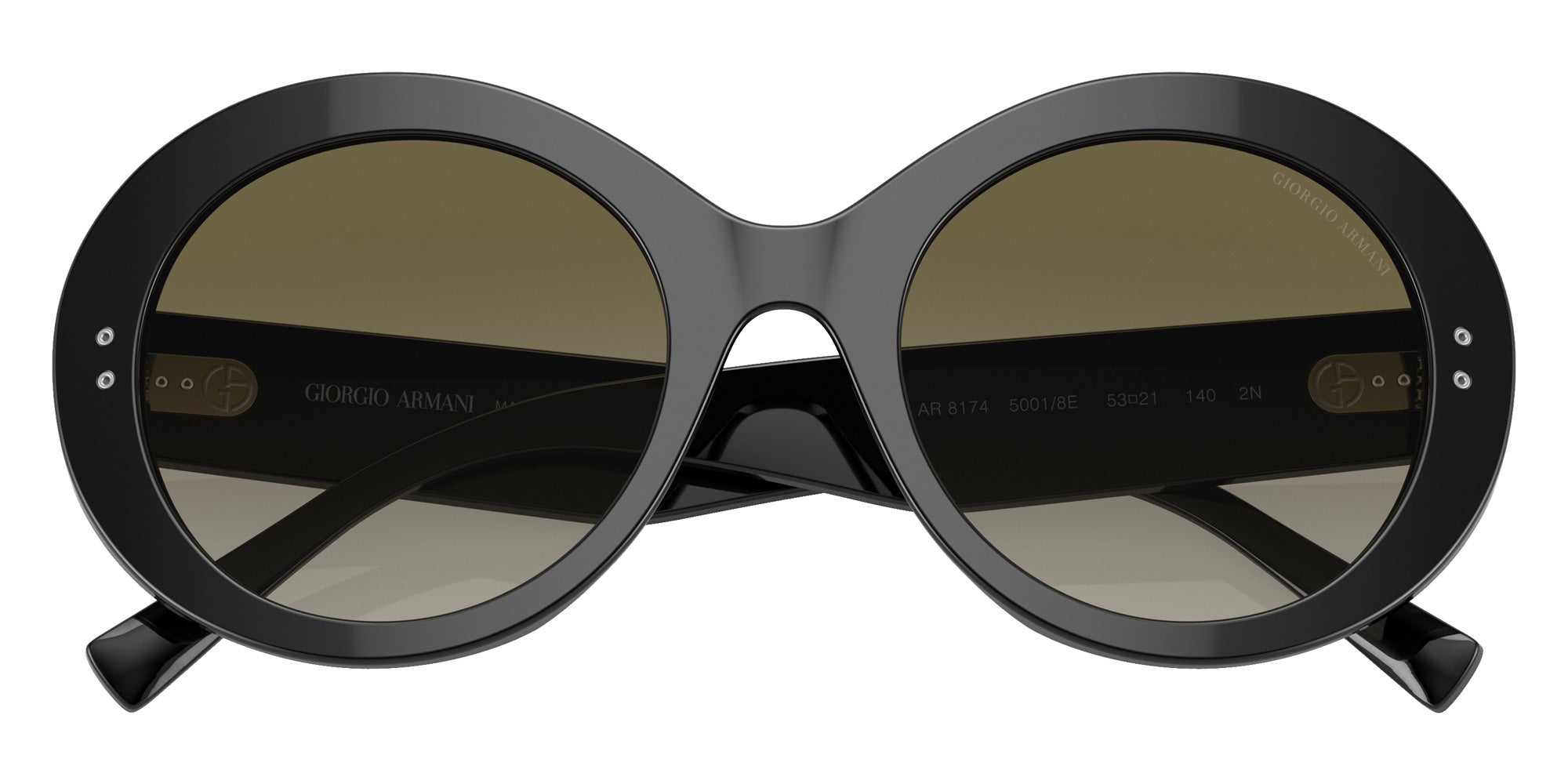 GIORGIO ARMANI AR8174 50018E 53 - Black / Green Gradient #id:ar817450018e_s:100120