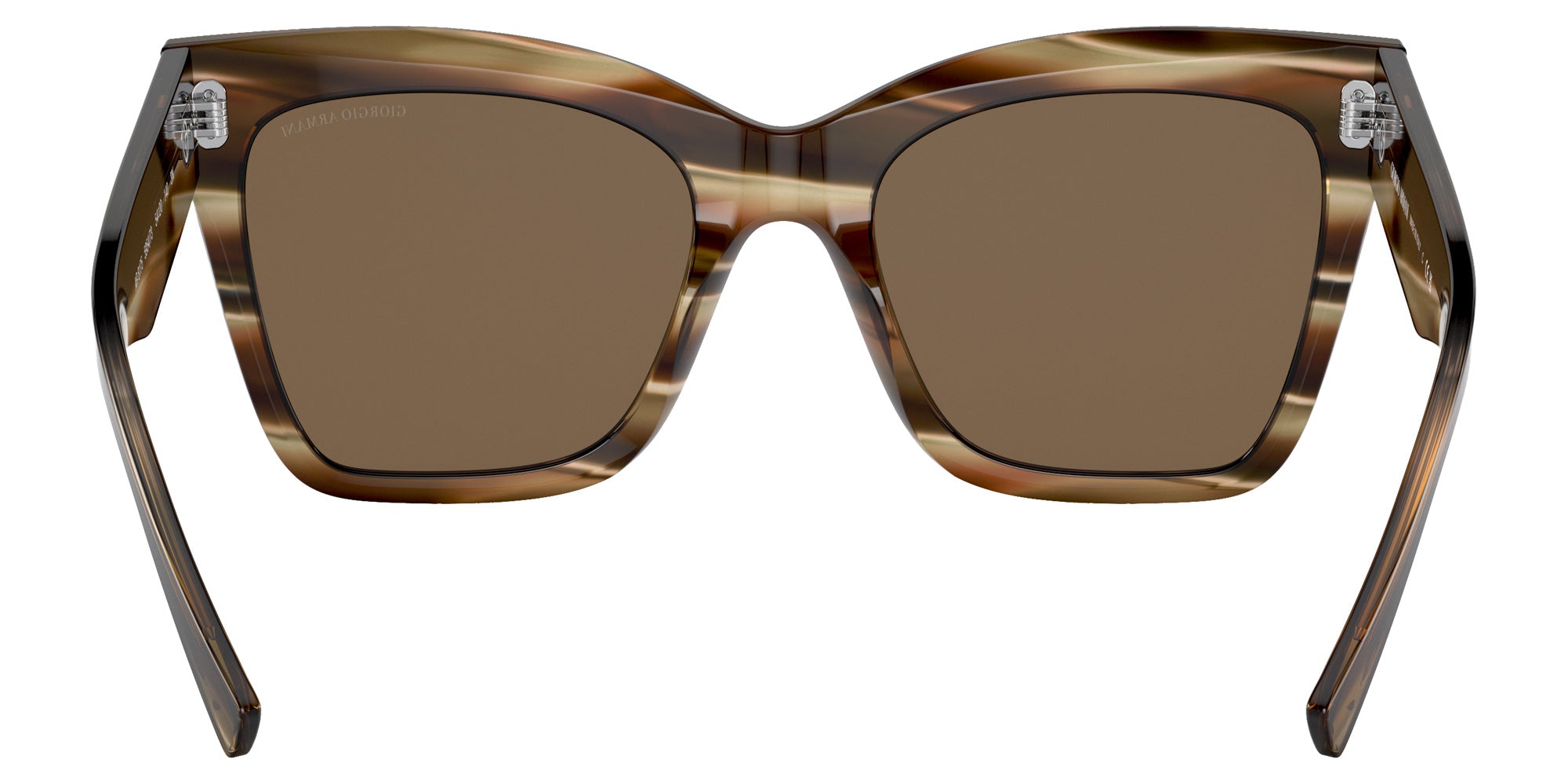 GIORGIO ARMANI AR8175 595473 54 - Striped Brown / Dark Brown #id:ar8175595473_s:102115
