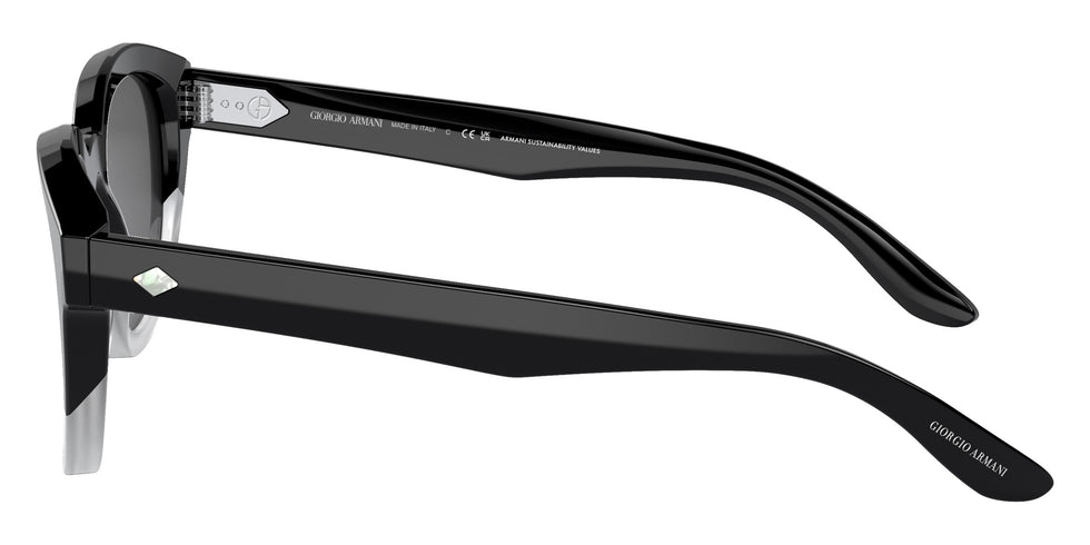 GIORGIO ARMANI AR8181 5996B1 49 - Gradient Black/White / Dark Gray #id:ar81815996b1_s:100110