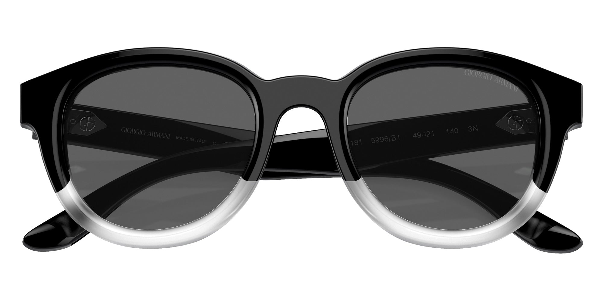 GIORGIO ARMANI AR8181 5996B1 49 - Gradient Black/White / Dark Gray #id:ar81815996b1_s:100120