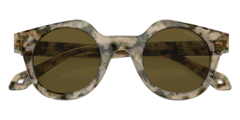 GIORGIO ARMANI AR8191U 601773 45 - Beige Havana / Dark Brown #id:ar8191u601773_s:100120