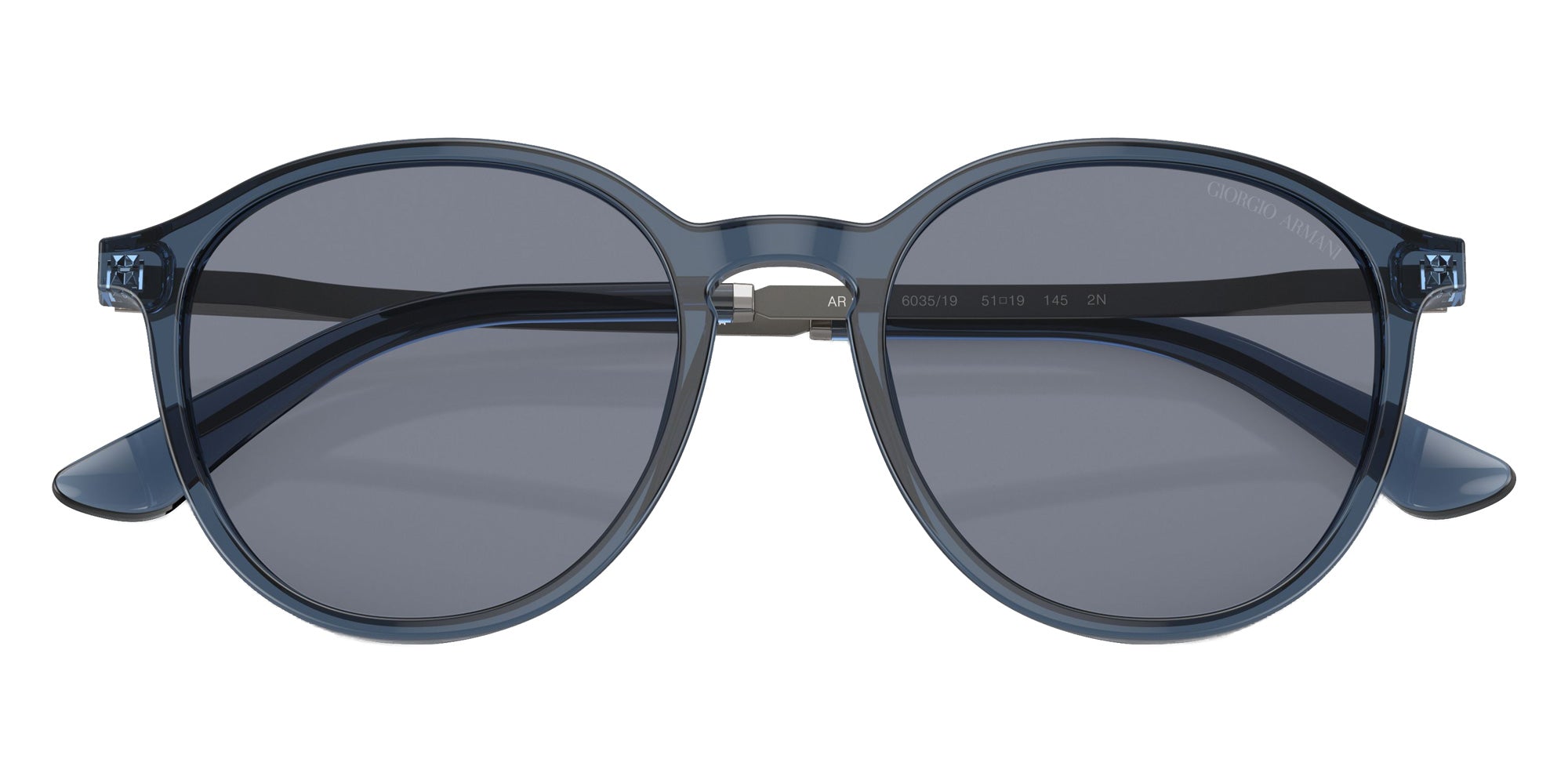GIORGIO ARMANI AR8196 603519 51 - Transparent Blue / Blue #id:ar8196603519_s:102120
