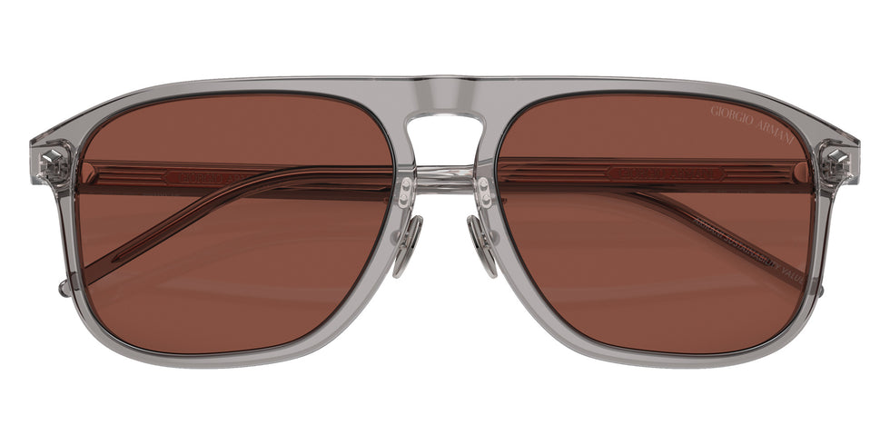 GIORGIO ARMANI AR8212F 6070C5 58 - Transparent Gray / Red #id:ar8212f6070c5_s:100120