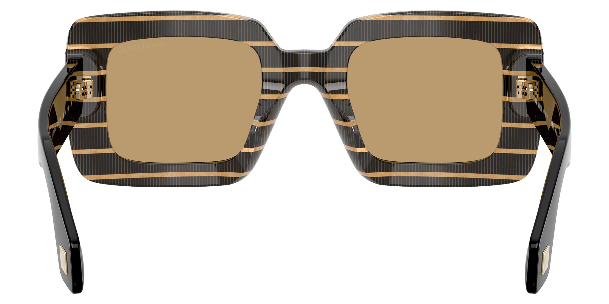 GIORGIO ARMANI AR8241U 622673 48 - Thin Striped Black/Gold / Brown #id:ar8241u622673_s:100115