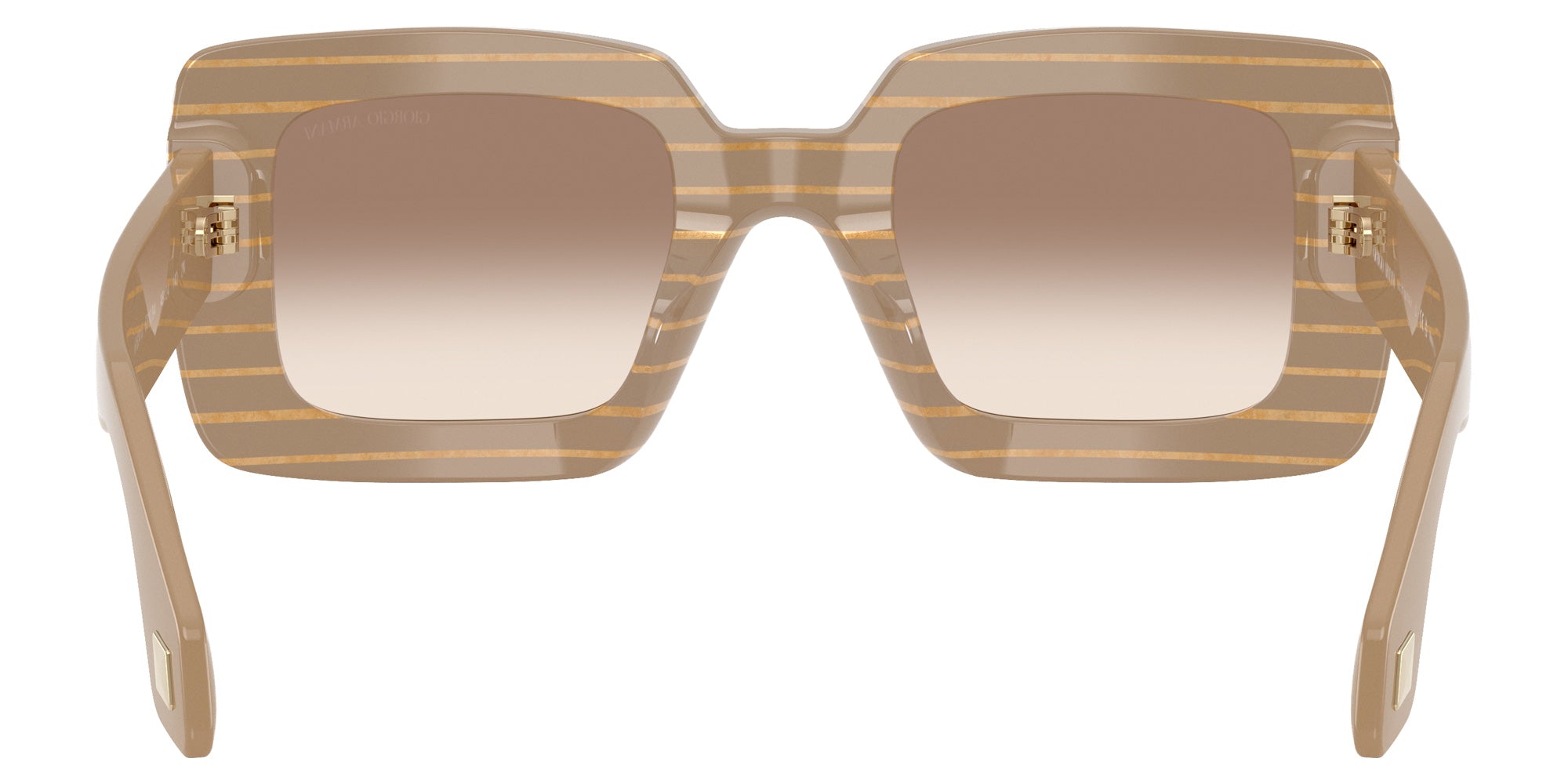 GIORGIO ARMANI AR8241U 631094 48 - Striped Beige/Gold Block / Gradient Brown Mirrored Silver #id:ar8241u631094_s:102115