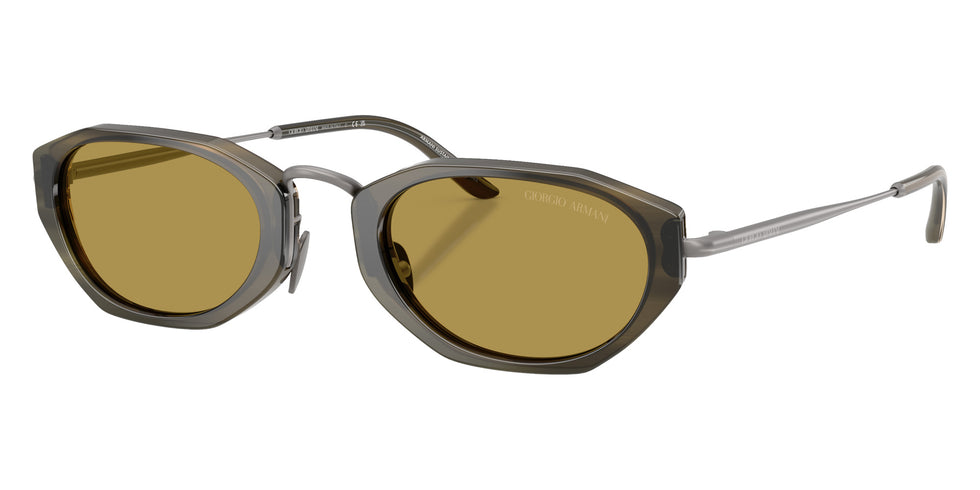 GIORGIO ARMANI AR8242 6304/2 50 - Striped Green / Green #id:ar824263042_s:102105