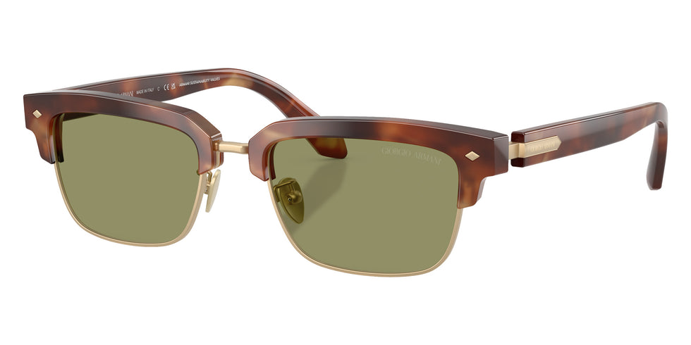GIORGIO ARMANI AR8243 630214 52 - Brown Havana / Green #id:ar8243630214_s:102105