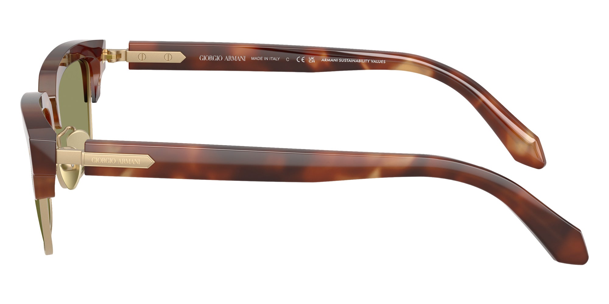 GIORGIO ARMANI AR8243 630214 52 - Brown Havana / Green #id:ar8243630214_s:102110