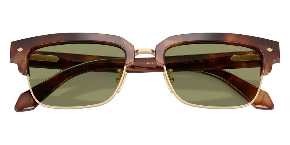 GIORGIO ARMANI AR8243 630214 52 - Brown Havana / Green #id:ar8243630214_s:102120