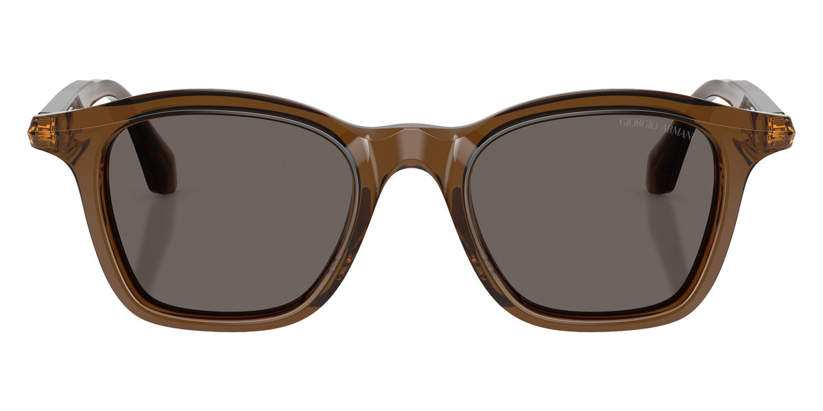 GIORGIO ARMANI AR8257 642453 48 - Transparent Dark Brown / Dark Brown #id:ar8257642453_s:104100