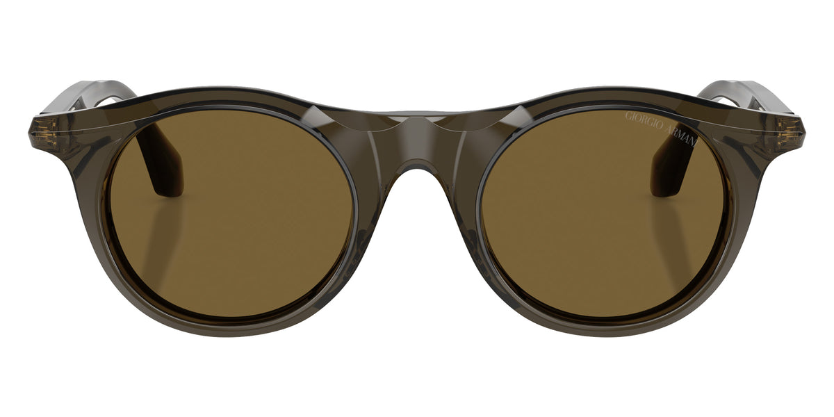 GIORGIO ARMANI AR8258 641973 47 - Transparent Green / Dark Brown #id:ar8258641973_s:100100
