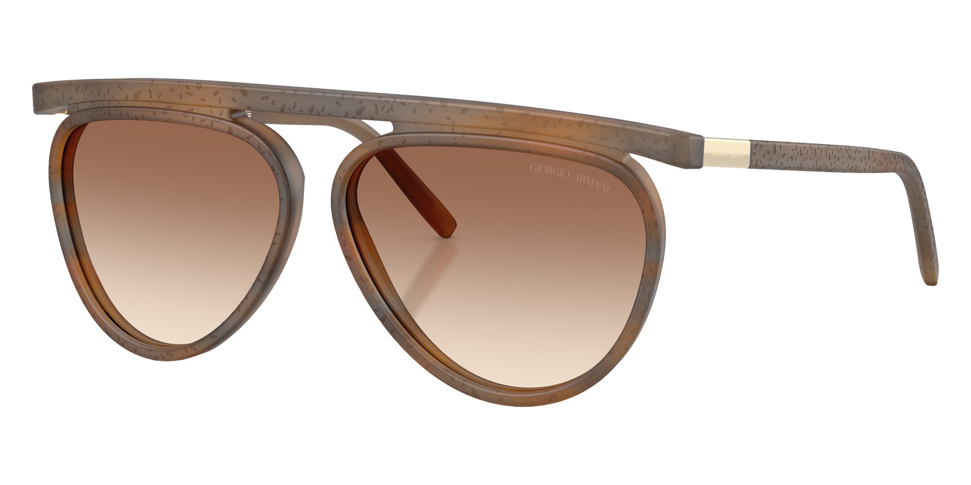 GIORGIO ARMANI AR8262 642913 58 - Matte Striped Brown #id:ar8262642913_s:102105