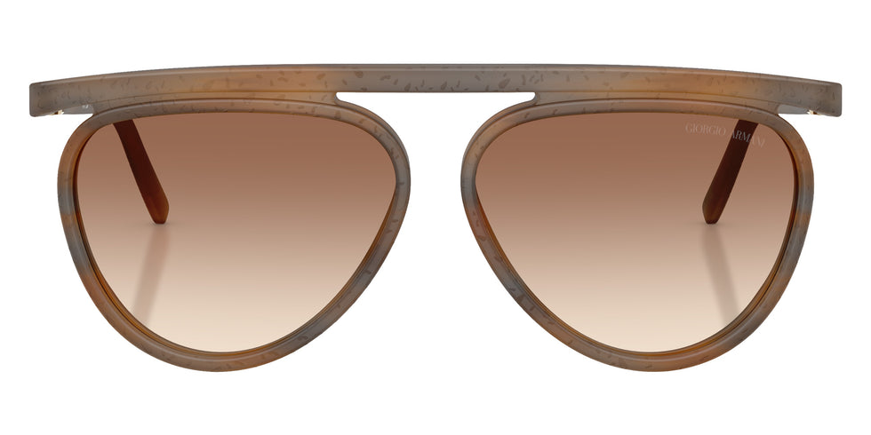 GIORGIO ARMANI AR8262 642913 58 - Matte Striped Brown #id:ar8262642913_s:102120
