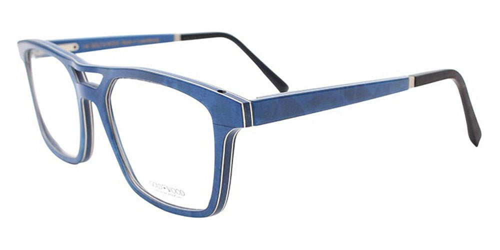 Gold & Wood GAW ARION 41 53 - Glossywood/Blue Madrona Burl/Electric Blue Birch