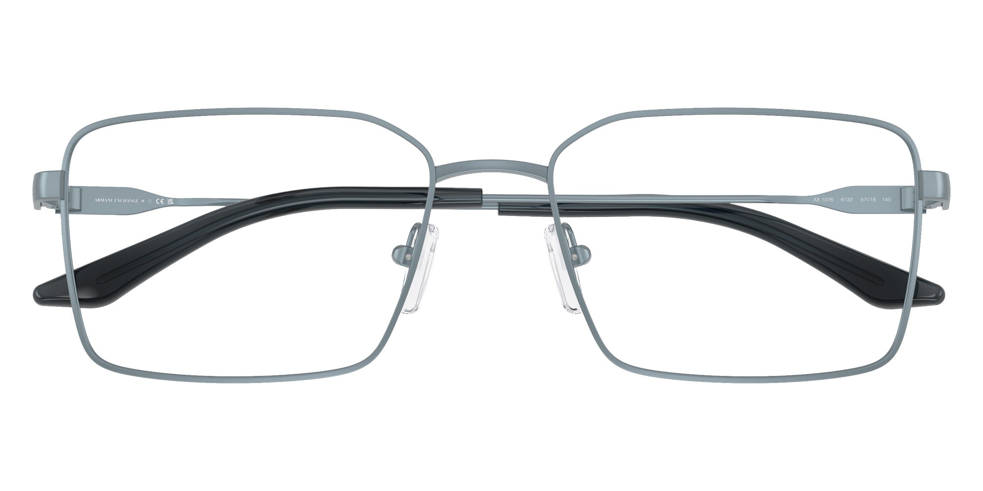 ARMANI EXCHANGE AX1076 6132 57 - Metalized Matte Blue #id:ax10766132_s:104100