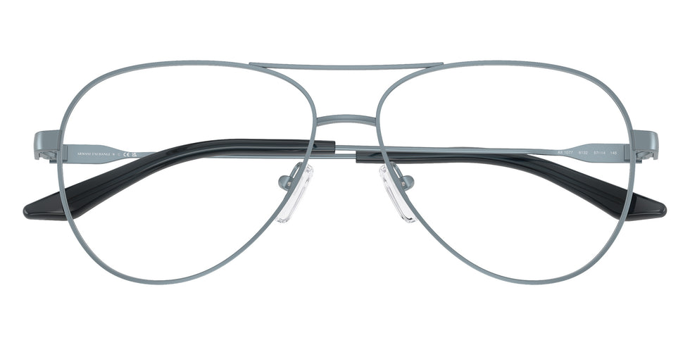 ARMANI EXCHANGE AX1077 6132 57 - Metalized Matte Blue #id:ax10776132_s:104100