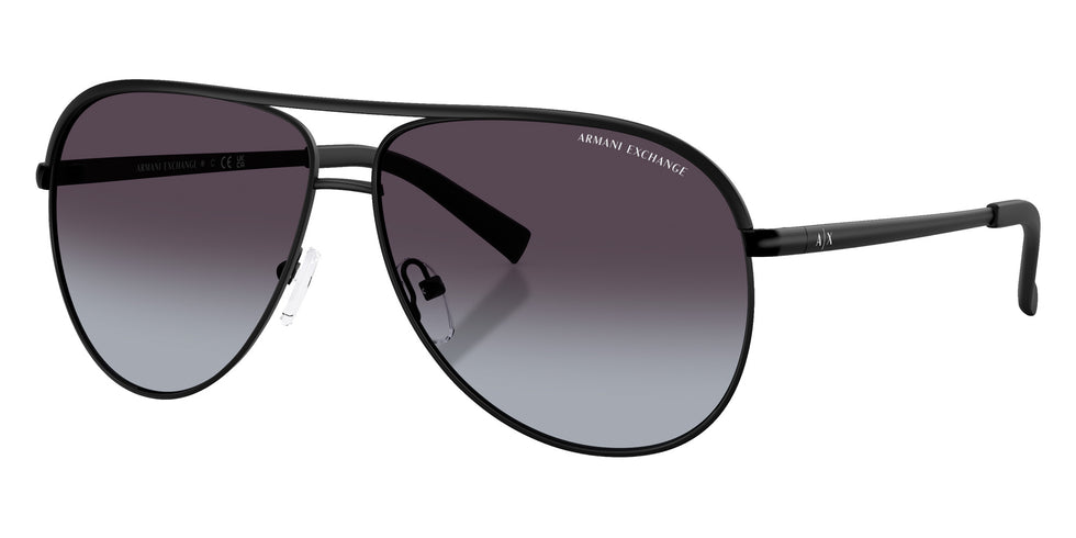ARMANI EXCHANGE AX2002 60008G 61 - Matte Black / Gray Gradient #id:ax200260008g_s:100105