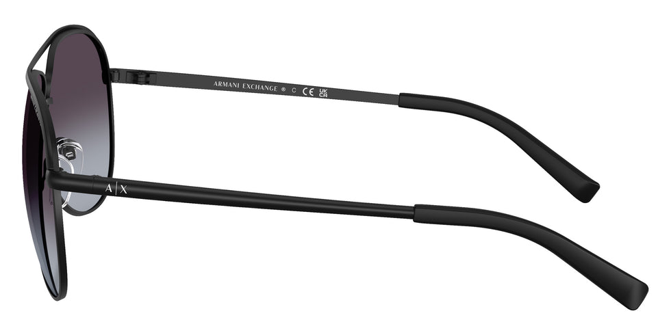 ARMANI EXCHANGE AX2002 60008G 61 - Matte Black / Gray Gradient #id:ax200260008g_s:100110